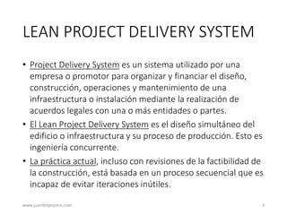 Lean Project Delivery Example IPD - LEAN PROJECT DELIVERY - TARGET COST | PPTX