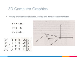 Computer graphics | PPTX
