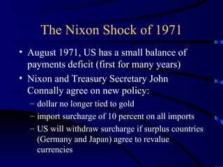 Understanding The Real Impact Of The ‚Nixon Shock‘ – YLEAV