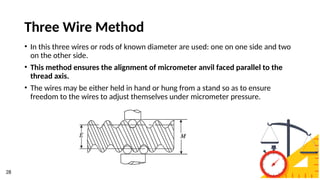 IPE 381 - Chapter 4 (Measurement of Threads and Gears).pptx