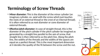 Root Radius In Thread IPE 381 - Chapter 4 (Measurement of Threads and Gears).pptx
