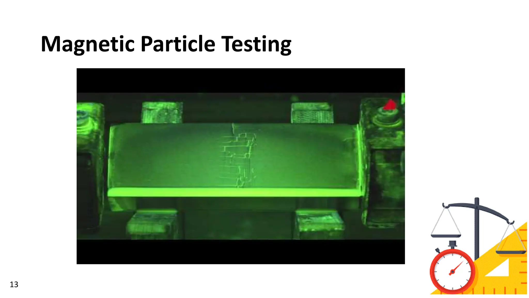 Magnetic Particle Testing
13
 