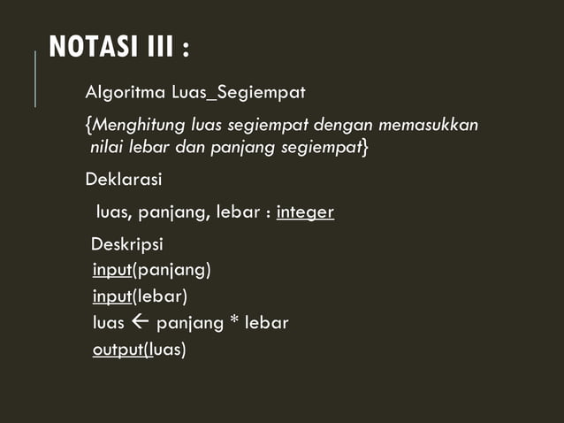 BELAJAR PENGANTAR ALGORITMA DAN STRUKTUR DATA | PPT
