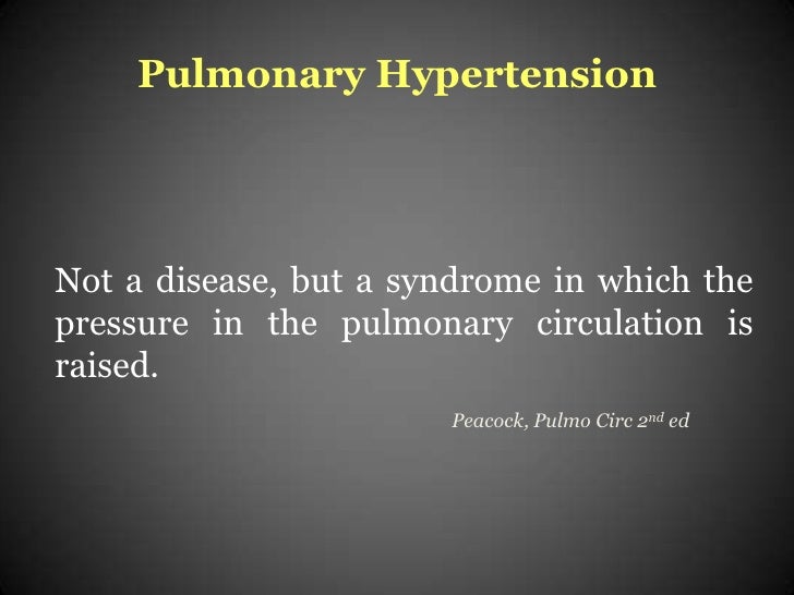 Ipertensione polmonare primitiva