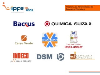 Programa de Administración de
Beneficios Educativos
 