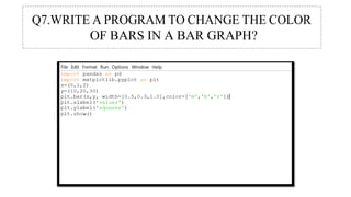 OF BARS IN A BAR GRAPH?
 