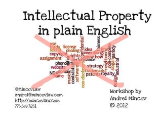 Intellectual Property in Plain English