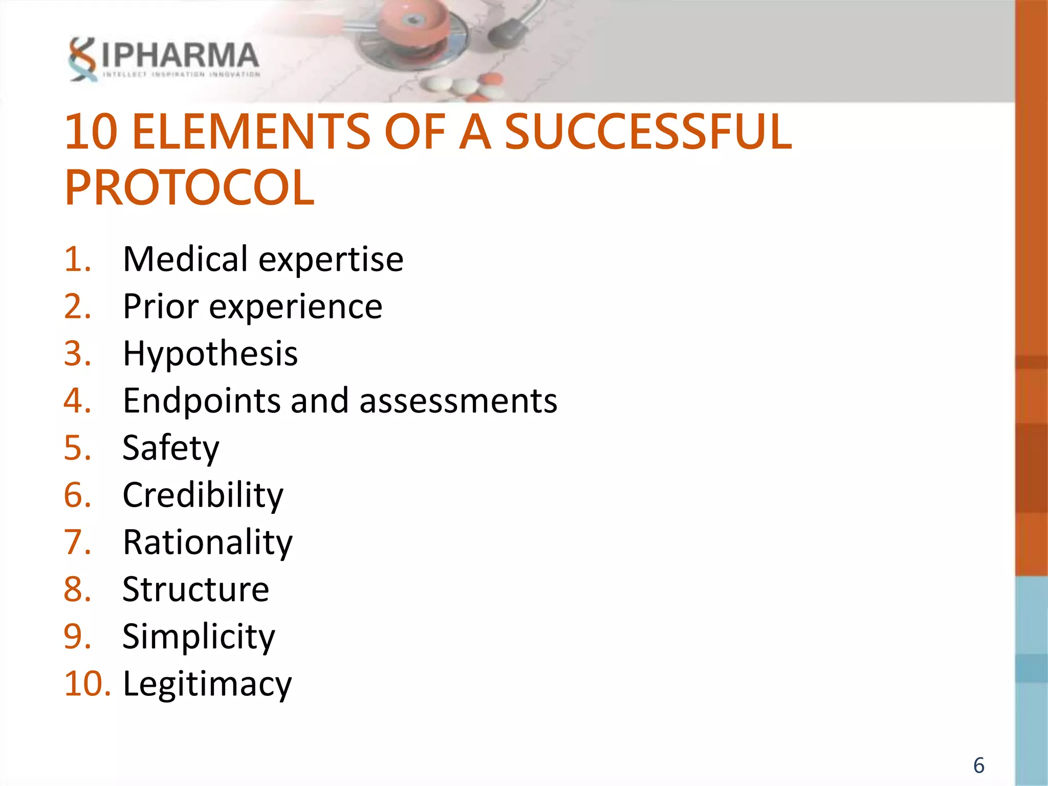 Clinical trial protocol: strategy for success | PPTX