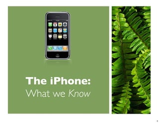 iPhone Dev Camp Keynote