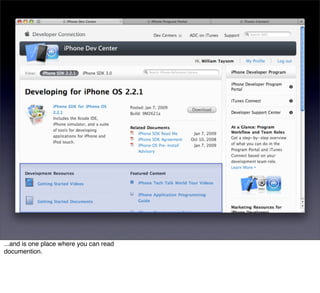 ...and is one place where you can read
documention.
 