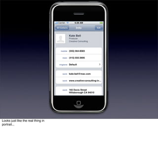 Looks just like the real thing in
portrait...
 