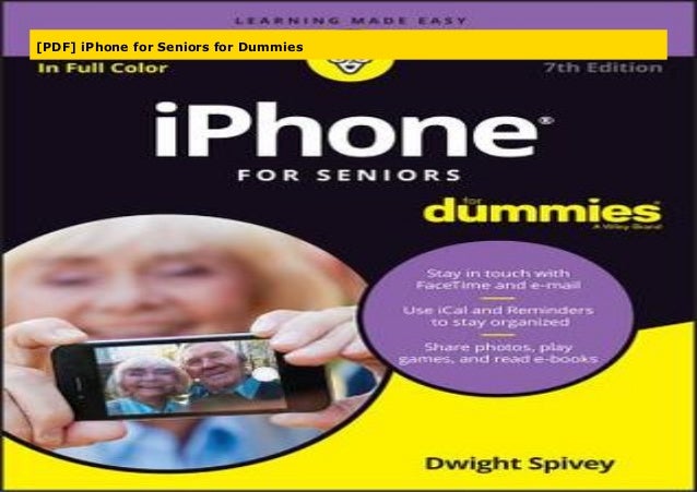 [PDF] iPhone for Seniors for Dummies