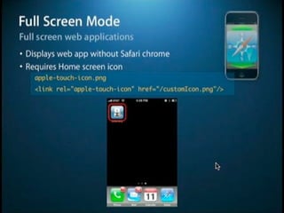 iPhone  SDK  WebDev Features