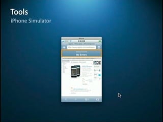 iPhone  SDK  WebDev Features