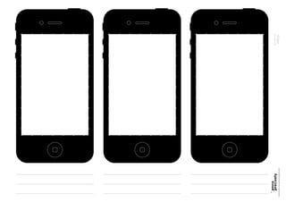 Free iPhone Sketch Template