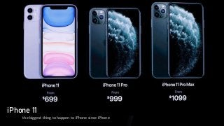 iPhone 11
the biggest thing to happen to iPhone since iPhone
 