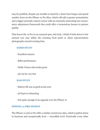 iPhone 12 Pro Review