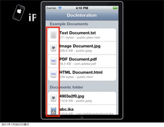 UIDocumentInteractionController | PDF