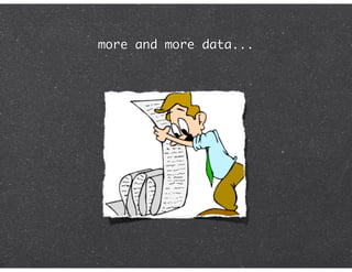 more and more data...
 