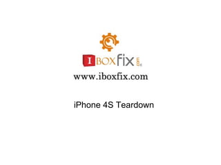 iPhone 4S Teardown
 