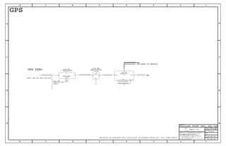 OUT
GND
R C
RFIN
GND
THRM_PAD
RFOUT
VDD
IN
CONFIDENTIAL AND PROPRIETARY APPLE SYSTEM DESIGN. FOR REFERENCE PURPOSE ONLY - NOT A CHANGE REQUEST
Apple Inc.
THE INFORMATION CONTAINED HEREIN IS THE
PROPRIETARY PROPERTY OF APPLE INC.
124578
B
D
8 7 6 5 4 3
C
B
A
NOTICE OF PROPRIETARY PROPERTY:
PAGE
12
D
A
C
PAGE TITLE
SHEET
IV ALL RIGHTS RESERVED
R
D
SIZEDRAWING NUMBER
REVISION
BRANCH
6 3
THE POSESSOR AGREES TO THE FOLLOWING:
I TO MAINTAIN THIS DOCUMENT IN CONFIDENCE
III NOT TO REVEAL OR PUBLISH IT IN WHOLE OR PART
II NOT TO REPRODUCE OR COPY IT
BYPASSING INCLUDED IN MODULE
GPS
NOTE: ADD SP2 BACK FOR EVT
GPS FEED
0201
+/-0.05PF
25V
C0G-CERM
3.9PF
F-RT-SM
MM8830-2600B
SKY65716-11
LGA
0201
9.1NH-5%-250MA
NOSTUFF
10NH-3%-250MA
0201
CELLULAR FRONT END: GPS LNA
50_GPS_ANT_CONN 50_GPS_ANT_FEED
PP_LDO5_GPS_LNA_2V5
50_GPS_LNA_OUT50_UPPER_ANT_FEED
051-9584
2.0.0
19 OF 23
42 OF 46
41
1 2
C221_RF
3
2 1
J12_RF
5
2
1
6
4
3
10
8
11
12
13
9
7
U20_RF
26
21
L62_RF
1
2
L11_RF
20
 