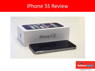 iPhone 5S Review

 