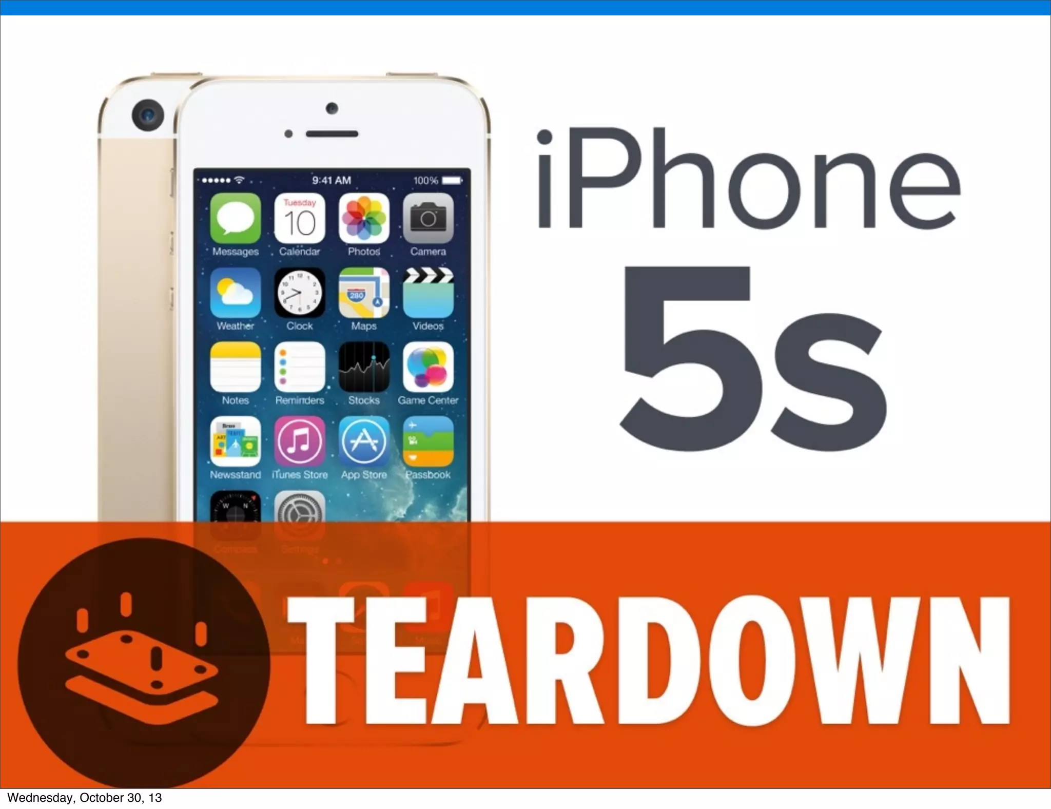 v

v
Wednesday, October 30, 13

Visit iﬁxit.com for thousands of repair manuals.

 