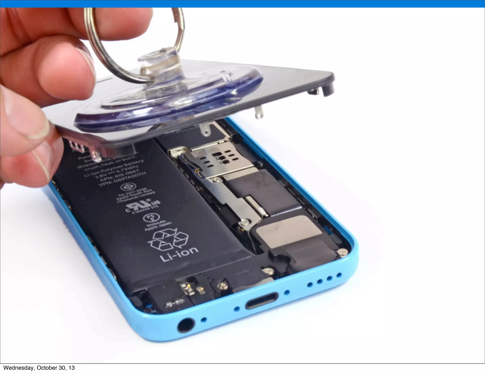 v

Wednesday, October 30, 13

v

Visit iﬁxit.com for thousands of repair manuals.

 