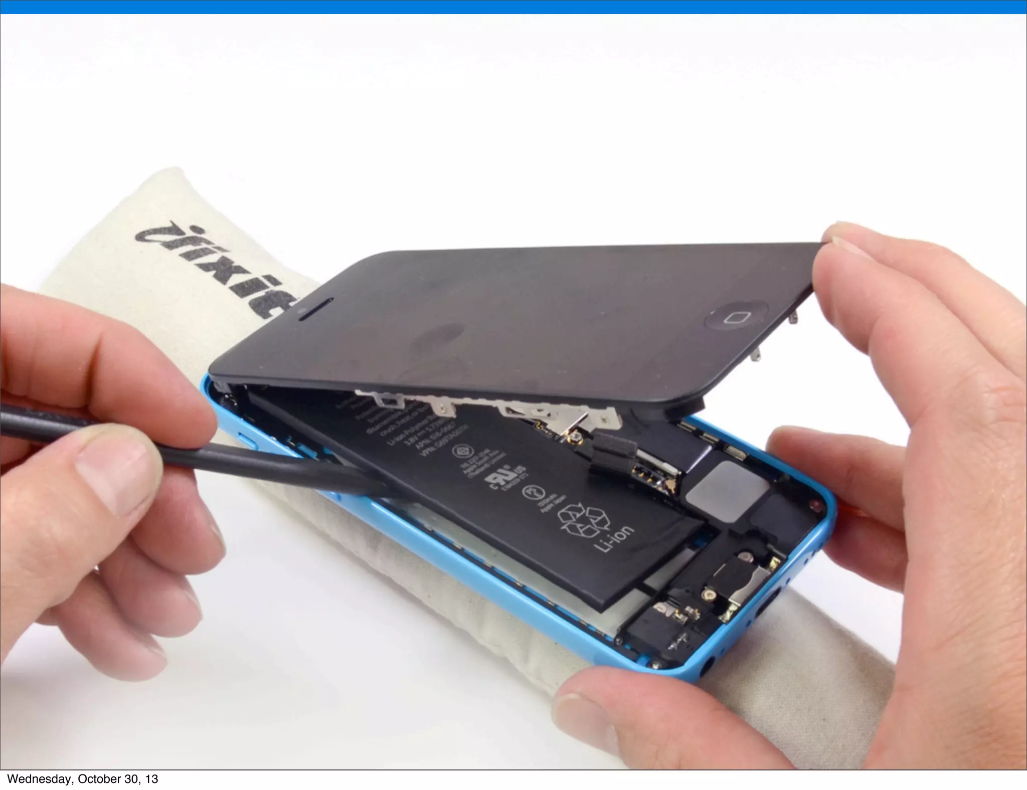 v

Wednesday, October 30, 13

v

Visit iﬁxit.com for thousands of repair manuals.

 