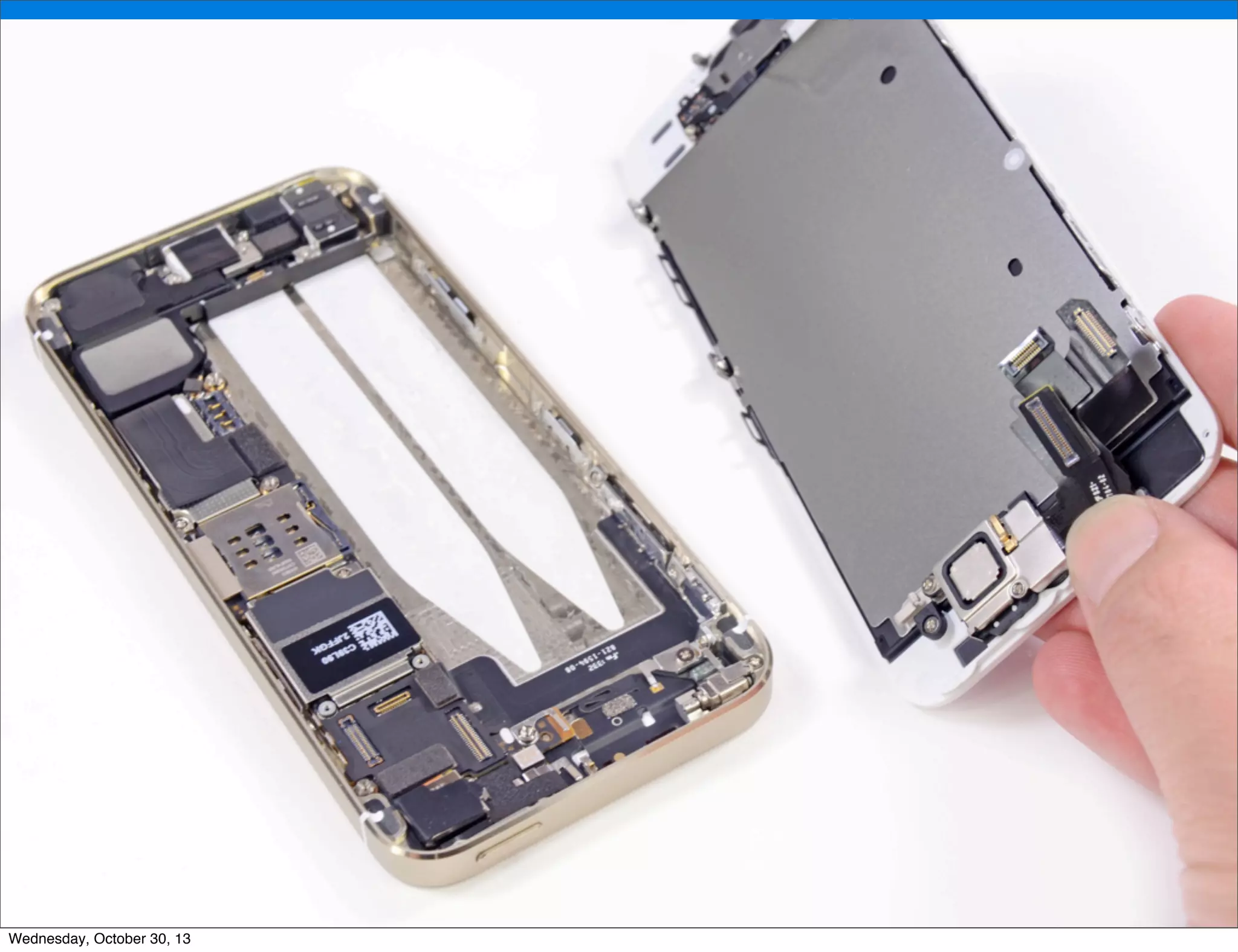 v

v
Wednesday, October 30, 13

Visit iﬁxit.com for thousands of repair manuals.

 