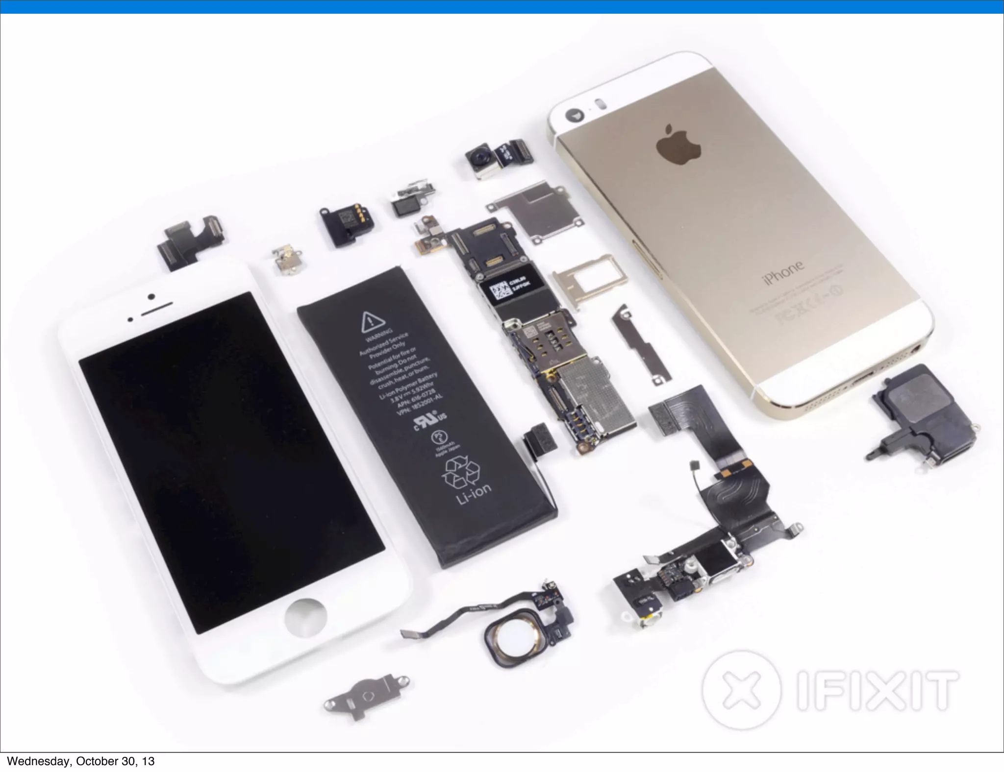 v

v
Wednesday, October 30, 13

Visit iﬁxit.com for thousands of repair manuals.

 