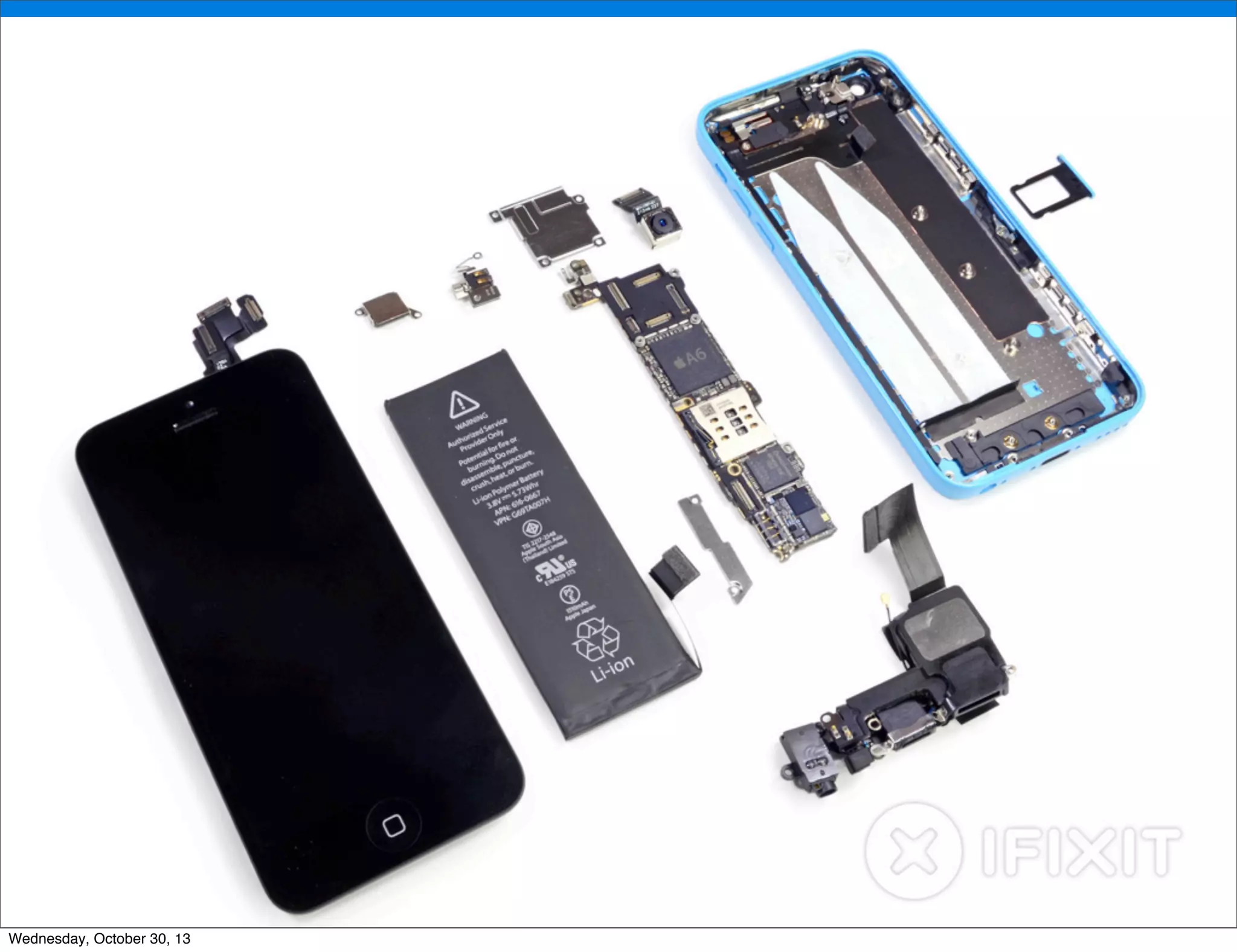 v

v
Wednesday, October 30, 13

Visit iﬁxit.com for thousands of repair manuals.

 