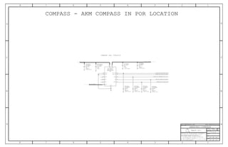 DRDY
SCL/SK
SDA/SI
VDD
RSV SO
VSS
TST1
TRG
VID
CAD0
CAD1
RST*
CSB*NC
NC
NC
Apple Inc.
THE INFORMATION CONTAINED HEREIN IS THE
PROPRIETARY PROPERTY OF APPLE INC.
124578
B
D
8 7 6 5 4 3
C
B
A
NOTICE OF PROPRIETARY PROPERTY:
PAGE
12
D
A
C
PAGE TITLE
SHEET
IV ALL RIGHTS RESERVED
R
D
SIZEDRAWING NUMBER
REVISION
BRANCH
6 3
THE POSESSOR AGREES TO THE FOLLOWING:
I TO MAINTAIN THIS DOCUMENT IN CONFIDENCE
III NOT TO REVEAL OR PUBLISH IT IN WHOLE OR PART
II NOT TO REPRODUCE OR COPY IT
COMPASS CSP: 338S1014
COMPASS - AKM COMPASS IN POR LOCATION
U1901
AK8963C
CSP
ROOM=COMPASS
20%
4V
X5R
0.1UF
C1901
01005
ROOM=COMPASS
C1902
20%
2.2UF
0201-1
X5R
6.3V
C1905
NOSTUFF
5%
56PF
01005
NP0-C0G
16V
ROOM=COMPASS
01005
56PF
C1906
5%
NP0-C0G
16V
ROOM=COMPASS
NOSTUFF
C1907
5%
56PF
01005
NP0-C0G
16V
ROOM=COMPASS
NOSTUFF
C1908
56PF
5%
01005
NP0-C0G
16V
ROOM=COMPASS
NOSTUFF
16V
5%
NP0-C0G
01005
100PF
C1903
NOSTUFF
ROOM=COMPASS
C1904
16V
5%
NP0-C0G
01005
100PF
NOSTUFF
ROOM=COMPASS
SYNC_MASTER=N61_MLB SYNC_DATE=08/26/2013
SENSORS:COMPASS
PP1V8_OSCAR
OSCAR_TO_IMU_SPI_SCLK
PP3V0_IMU
PP1V8_OSCAR
OSCAR_TO_IMU_SPI_MOSI
OSCAR_TO_COMPASS_SPI_CS_L
COMPASS_TO_OSCAR_INT
IMU_TO_OSCAR_SPI_MISO
051-9903
7.0.0
19 OF 55
19 OF 54
A1
A3
A4
B1
B3 B4
C1
C2
C3
C4
D1
D2
D4
A2
2
1
2
1
2
1
2
1
2
1
2
1
12 19 22 26
22
1226
12192226
22
22
22
22
 