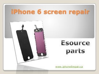 iPhone 6 screen repair
www.iphone6repair.ca
 
