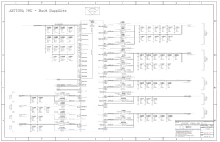 ANTIGUA PMU - Buck Supplies
0.80V/0.90V/1.0V
0.80V/0.90V/1.0V
1.1AMAX
10.5AMAX
BUCK4
4.7AMAX4.7AMAX1.5AMAX
BUCK0BUCK2
12.5AMAX
1.1AMAX
BUCK5
400mAMAX
BUCK7BUCK6BUCK8
1.1AMAX
BUCK1BUCK3
0.80V/0.90V/1.0V
0.725V/0.825V
0.775V/0.95V/1.0V
14 OF 60
VOLTAGE=1.1V
VOLTAGE=1.8V
VOLTAGE=1.8V
VOLTAGE=1.1V
VOLTAGE=0.85V
VOLTAGE=1V
VOLTAGE=1.2V
VOLTAGE=1.8V
VOLTAGE=1V
VOLTAGE=1.1V
VOLTAGE=1V
VOLTAGE=1V
20 OF 49
4.0.0
051-00094
VCC_MAIN_SNS
PP1V1
PP1V8_SDRAM
BUCK2_PP_SOC_FB
BUCK3_FB
BUCK3_LX0
BUCK8_LX0
BUCK8_FB
BUCK7_LX0
BUCK7_FB
BUCK6_LX0
BUCK6_FB
BUCK5_FB
BUCK5_LX0
PP1V8_TOUCH
PP1V1_SDRAM
BUCK4_FB
BUCK4_LX1
BUCK2_LX1
BUCK4_LX0
PP_FIXED
PP_GPU_SRAM
PP1V2_CAMERA
BUCK0_LX2
BUCK2_LX0
BUCK1_LX1
PP1V8_IMU_OWL
PP_CPU_SRAM
BUCK1_LX2
BUCK1_PP_GPU_FB
BUCK0_LX1
BUCK0_PP_CPU_FB
BUCK1_LX0
BUCK1_LX3
PP_SOC
BUCK0_LX3
BUCK0_LX0 PP_CPU
PP_GPU
PP1V8
$VOLTAGE=?
PP_VCC_MAIN
SYSTEM POWER:PMU (1/3)
SYNC_MASTER=N71_SINGLE_BRD SYNC_DATE=05/29/2014
1.0UH-20%-3.6A-0.060OHM
PIQA20161T-SM
ROOM=PMU
CRITICAL
L2000
12
0.47UH-20%-3.8A-0.048OHM
PIQA20121T-SM
CRITICAL
ROOM=PMU
L2003
12
CRITICAL
ROOM=PMU
PIQA20121T-SM
0.47UH-20%-3.8A-0.048OHM
L2013
12
1.0UH-20%-3.6A-0.060OHM
PIQA20161T-SM
ROOM=PMU
CRITICAL
L2010
12
ROOM=PMU
10UF
0402
OMIT_TABLE
20%
6.3V
C20871
2
ROOM=PMU
0402
20%
6.3V
OMIT_TABLE
10UF
C20861
2
ROOM=PMU
0402
OMIT_TABLE
20%
6.3V
10UF
C20851
2
5%
ROOM=PMU
NP0-C0G
100PF
01005
16V
C20621
2
OMIT_TABLE
D2255A080UXUVAI2
ROOM=PMU
CSP
CRITICAL
U2000
F8
A3
B3
C3
A5
B5
C5
A7
B7
C7
A9
B9
C9
F12
A17
B17
C17
A15
B15
C15
A13
B13
C13
A11
B11
C11
J14
H17
H18
H19
K17
K18
K19
V19
R18
R19
U18
V18
Y18
Z18
U16
U15
T9
V11
Y11
Z11
V13
Y13
Z13
V16
Y16
Z16
M13
M17
M18
M19
J5
H1
H2
C1
F1
F2
C19
F17
F18
F19
U17
V17
Y17
Z17
V15
Y15
Z15
A4
B4
C4
A8
B8
C8
A16
B16
C16
A12
B12
C12
J17
J18
J19
T18
T19
V12
Y12
Z12
N17
N18
N19
J1
J2
E1
E2
E17
E18
E19
F10
L5
L13
R6
R8
L4
V3
ROOM=PMU
NP0-C0G
5%
01005
100PF
16V
C20441
2
0.47UH-20%-3.8A-0.048OHM
ROOM=PMU
CRITICAL
PIQA20121T-SM
L2041
1 2
ROOM=PMU
CRITICAL
PIQA20121T-SM
0.47UH-20%-3.8A-0.048OHM
L2021
1 2
0.47UH-20%-3.8A-0.048OHM
ROOM=PMU
CRITICAL
PIQA20121T-SM
L2011
1 2
CRITICAL
ROOM=PMU
PIQA20121T-SM
0.47UH-20%-3.8A-0.048OHM
L2001
1 2
ROOM=PMU
PIXB2016FE-SM
1.0UH-20%-2.25A-0.15OHM
CRITICAL L2080
12
ROOM=PMU
PIXB2016FE-SM
CRITICAL
1.0UH-20%-2.25A-0.15OHM
L2070
12
ROOM=PMU
PIQA20161T-SM
CRITICAL
1.0UH-20%-3.6A-0.060OHM
L2050
12
PIQA20161T-SM
ROOM=PMU
CRITICAL
1.0UH-20%-3.6A-0.060OHM
L2040
1 2
ROOM=PMU
1.0UH-20%-3.6A-0.060OHM
PIQA20161T-SM
CRITICAL L2030
1 2
ROOM=PMU
CRITICAL
PIQA20161T-SM
1.0UH-20%-3.6A-0.060OHM
L2020
1 2
1.0UH-20%-3.6A-0.060OHM
CRITICAL
ROOM=PMU
PIQA20161T-SM
L2012
1 2
1.0UH-20%-3.6A-0.060OHM
CRITICAL
PIQA20161T-SM
ROOM=PMU
L2002
1 2
0201
X5R-CERM
20%
2.2UF
ROOM=PMU
6.3V
C20981
2X5R-CERM
2.2UF
0201
20%
6.3V
ROOM=PMU
C20971
2
X5R-CERM
0201
2.2UF
20%
ROOM=PMU
6.3V
C20961
26.3V
20%
ROOM=PMU
X5R-CERM
0201
2.2UF
C20951
2
20%
0201
X5R-CERM
ROOM=PMU
6.3V
2.2UF
C20941
2
ROOM=PMU
X5R-CERM
20%
0201
2.2UF
6.3V
C20931
2
0201
ROOM=PMU
20%
X5R-CERM
6.3V
2.2UF
C20921
2
ROOM=PMU
X5R-CERM
2.2UF
20%
0201
6.3V
C20911
2
20%
2.2UF
6.3V
0201
X5R-CERM
ROOM=PMU
C20901
2
2.2UF
ROOM=PMU
0201
6.3V
20%
X5R-CERM
C20891
2
ROOM=PMU
01005
100PF
5%
NP0-C0G
16V
C20321
2
ROOM=PMU
0402-1
15UF
X5R
20%
6.3V
C20811
2
ROOM=PMU
X5R
20%
0402-1
15UF
6.3V
C20711
2
20%
ROOM=PMU
0402-1
X5R
15UF
6.3V
C20611
2
0402-1
X5R
20%
ROOM=PMU
6.3V
15UF
C20511
2
ROOM=PMU
0402-1
X5R
20%
15UF
6.3V
C20801
2
ROOM=PMU
X5R
20%
0402-1
15UF
6.3V
C20701
2
ROOM=PMU
0402-1
15UF
X5R
20%
6.3V
C20601
2
ROOM=PMU
0402-1
15UF
X5R
20%
6.3V
C20501
2
ROOM=PMU
15UF
0402-1
X5R
20%
6.3V
C20431
2
ROOM=PMU
0402-1
15UF
X5R
20%
6.3V
C20421
2
ROOM=PMU
15UF
0402-1
X5R
20%
6.3V
C20411
2
ROOM=PMU
15UF
0402-1
X5R
20%
6.3V
C20401
2
ROOM=PMU
0402-1
X5R
20%
15UF
6.3V
C20311
2
ROOM=PMU
0402-1
15UF
X5R
20%
6.3V
C20301
2
ROOM=PMU
0402-1
15UF
X5R
20%
6.3V
C20261
2
15UF
X5R
20%
6.3V
0402-1
ROOM=PMU
C20251
2
ROOM=PMU
0402-1
X5R
6.3V
20%
15UF
C20241
2
ROOM=PMU
15UF
0402-1
X5R
20%
6.3V
C20231
2
15UF
20%
6.3V
X5R
0402-1
ROOM=PMU
C20221
2
ROOM=PMU
0402-1
15UF
X5R
20%
6.3V
C20211
2
ROOM=PMU
0402-1
15UF
X5R
20%
6.3V
C20201
2
15UF
0402-1
X5R
20%
6.3V
ROOM=PMU
C20191
2
20%
0402-1
6.3V
15UF
X5R
ROOM=PMU
C20181
2
0402-1
15UF
X5R
20%
6.3V
ROOM=PMU
C20171
2
6.3V
20%
X5R
0402-1
15UF
ROOM=PMU
C20161
26.3V
20%
X5R
15UF
0402-1
ROOM=PMU
C20151
26.3V
15UF
X5R
ROOM=PMU
20%
0402-1
C20141
2
0402-1
ROOM=PMU
6.3V
20%
X5R
15UF
C20131
2
15UF
20%
ROOM=PMU
X5R
6.3V
0402-1
C20121
2
15UF
20%
X5R
ROOM=PMU
0402-1
6.3V
C20111
2
ROOM=PMU
15UF
0402-1
X5R
20%
6.3V
C20101
2
20%
0402-1
15UF
6.3V
X5R
ROOM=PMU
C20091
2
15UF
0402-1
X5R
20%
6.3V
ROOM=PMU
C20081
2X5R
20%
6.3V
15UF
0402-1
ROOM=PMU
C20071
2
ROOM=PMU
20%
15UF
0402-1
X5R
6.3V
C20061
2
ROOM=PMU
15UF
0402-1
X5R
20%
6.3V
C20051
2
ROOM=PMU
0402-1
X5R
20%
15UF
6.3V
C20041
2
ROOM=PMU
15UF
0402-1
X5R
20%
6.3V
C20031
2
15UF
ROOM=PMU
0402-1
X5R
20%
6.3V
C20021
2
15UF
ROOM=PMU
X5R
20%
6.3V
0402-1
C20011
2
NP0-C0G
100PF
5%
ROOM=PMU
01005
16V
C20991
2
CERM-X5R
ROOM=PMU
20%
6.3V
0402-9
10UF
C20881
2
ROOM=PMU
SHORT-10L-0.1MM-SM
XW2080
12
SHORT-10L-0.1MM-SM
ROOM=PMU
XW2070
12
SHORT-10L-0.1MM-SM
ROOM=PMU
XW2050
12
ROOM=PMU
0603
1UH-20%-1.2A-0.320OHM
CRITICAL L2060
12
ROOM=PMU
SHORT-10L-0.1MM-SM
XW2030
1 2
ROOM=PMU
SHORT-10L-0.1MM-SM
XW2040
1 2
15UF
X5R
20%
6.3V
ROOM=PMU
0402-1
C20001
2
15
11
34323128251615128
10
21
30 29 20
151211
11 7 6
11
21 20
19 12
11
10
10
10
10
10
34
30 21 20 17 13 12 9 8 7 6 5 3
34
29 28 27 26 25 23 22 17 15 4
II NOT TO REPRODUCE OR COPY IT
III NOT TO REVEAL OR PUBLISH IT IN WHOLE OR PART
I TO MAINTAIN THIS DOCUMENT IN CONFIDENCE
THE POSESSOR AGREES TO THE FOLLOWING:
36
BRANCH
REVISION
DRAWING NUMBER SIZE
D
R
IV ALL RIGHTS RESERVED
SHEET
PAGE TITLE
C
A
D
2 1
PAGE
NOTICE OF PROPRIETARY PROPERTY:
A
B
C
345678
D
B
8 7 5 4 2 1
PROPRIETARY PROPERTY OF APPLE INC.
THE INFORMATION CONTAINED HEREIN IS THE
Apple Inc.
BUCKINPUTBAT/USB
SYM 2 OF 5
BUCK0_LX1
BUCK0_LX3
BUCK0_FB
BUCK1_LX0
VBUCK3_SW
BUCK2_FB
BUCK3_FB
BUCK3_LX0
VDD_BUCK0_01
VDD_BUCK0_23
VDD_BUCK1_01
VDD_BUCK3
BUCK8_FB
BUCK8_LX0
BUCK7_LX0
BUCK7_FB
BUCK6_LX0
BUCK6_FB
BUCK5_FB
BUCK3_SW3
BUCK4_SW1
BUCK5_LX0
VDD_BUCK8
BUCK3_SW1
BUCK3_SW2
VDD_BUCK6
VDD_BUCK5
VDD_BUCK7
VDD_BUCK4
VDD_BUCK2
VDD_BUCK1_23
VBUCK4_SW
BUCK4_FB
BUCK1_FB
BUCK2_LX0
BUCK2_LX1
BUCK4_LX0
BUCK4_LX1
BUCK1_LX1
BUCK1_LX2
BUCK1_LX3
VDD_MAIN_SNS
VDD_MAIN
BUCK0_LX0
BUCK0_LX2
 