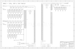 0.9V @10.5A MAX
0.625V @TBDA MAX
1.0V @12.5A MAX
MAUI - CPU, GPU & SOC RAILS
0.8V @10.5A MAX
NOTE:AP_GPU_SENSE_P PROBE LOCATION @ R2205.2
0.825V @4.7A MAX
0.725V @TBDA MAX
10 OF 59
11 OF 49
A.0.0
051-1902
PP_GPU
PP_CPU
BUCK2_PP_SOC_FB
BUCK0_PP_CPU_FB
AP_GPU_SENSE_P
PP_SOC
BUCK1_PP_GPU_FB
AP_CPU_SENSE_P
AP_CPU_SENSE_N
AP_GPU_SENSE_N
AP_SOC_SENSE_P
AP_SOC_SENSE_N
PP_GPU
PP_CPU
SYNC_DATE=N/ASYNC_MASTER=N/A
SOC:POWER (1/3)
CERM-X5R
10UF
20%
6.3V
ROOM=SOC
0402-9
1
2
C1120
PP1105
ROOM=SOC
SM
1
P2MM-NSM
ROOM=SOC
SM
1
P2MM-NSM
PP1104PP1102
P2MM-NSM
1 SM
ROOM=SOC
PP1101
ROOM=SOC
SM
1
P2MM-NSM
PP1100
P2MM-NSM
1 SM
ROOM=SOC
ROOM=SOC
CERM
7.5UF
20%
4V
0402
C1133
1
2
3
4
ROOM=SOC
CERM
7.5UF
20%
4V
0402
C1129
1
2
3
4
ROOM=SOC
CERM
7.5UF
20%
4V
0402
C1127
1
2
3
4
ROOM=SOC
CERM
7.5UF
20%
4V
0402
C1126
1
2
3
4
0402
7.5UF
20%
4V
CERM
ROOM=SOC
C1111
1
2
3
4
7.5UF
ROOM=SOC
CERM
20%
4V
0402
C1109
1
2
3
4
ROOM=SOC
CERM
7.5UF
20%
4V
0402
C1107
1
2
3
4
FCMSP
CRITICAL
ROOM=SOC
MAUI-2GB-25NM-DDR-H
SC58980B0B-A040
OMIT_TABLE
U0600
AA17
AA19
AA23
AB14
AB16
AB20
AB22
AB24
AB26
AC17
AC19
AC23
AD16
AD20
AD22
AD24
AD26
AE5
AE15
AE17
AE19
AE23
AF14
AF16
AF20
AF22
AF24
AF26
AG17
AG19
AG23
AH16
AH20
AH22
AH24
AH26
AJ15
AJ17
AJ19
AJ23
AK14
J29
G23
AK22
F6
F14
AL15
AM5
G25
G27
H24
H26
H28
J27
K24
K26
K28
L27
L23
M26
M28
AL19
N7
N27
P24
P26
P28
R17
R27
R29
T22
T26
T7
T28
U17
V8
V20
V22
V24
V26
W7
W11
Y28
W23
Y14
Y16
Y20
Y22
Y24
Y26
G29
AA27
F17
F20
L29
N29
V28
AJ20
L22
L24
L26
L28
M1
M5
M7
M9
M11
M13
M17
M21
M23
M25
M27
M29
M35
N6
N10
N12
N14
N16
N18
G19
N22
N24
N26
N28
N30
N33
P9
P11
P13
P15
P17
P19
P21
P23
P25
P27
P29
P35
R4
R6
R8
R10
R12
R14
M19
R18
R20
R22
R24
R26
R28
R30
T1
T2
R33
T9
T11
T13
T15
T17
P7
T23
T25
T27
T30
T35
U6
U10
U12
AK21
FCMSP
MAUI-2GB-25NM-DDR-H
SC58980B0B-A040
CRITICAL
ROOM=SOC
OMIT_TABLE
U0600
AA7
AA9
AA11
AB6
AB10
AB12
AC13
AD6
AD8
AD10
AD12
AE7
AE9
AE11
AE13
AF8
AF10
AF12
AH6
AH8
AH10
AH12
AJ5
AJ7
AJ9
AJ11
AJ13
AK6
AK10
AL7
AL9
AL11
AM6
AM8
AM10
AN7
AN11
AL13
Y8
Y10
Y12
AM12
Y6
G15
W13
T12
M6
U9
V12
W9
M12
M18
N15
N21
N9
F10
H14
H16
H20
H22
H6
H8
J11
J13
J17
J19
J23
J7
K10
K14
K16
K20
K22
K6
K8
L11
L13
L15
L17
L19
L21
M24
L7
L9
F8
M8
N11
N13
N17
N19
P10
G11
P12
P14
P16
P20
R15
R19
G13
R9
T10
T14
T16
U11
V14
V16
G7
R23
G9
H10
T24
P22
W17
N23
G17
G21
T18
T20
G20
Y7 H19
0.50MM
SM
TP1100
1
SM
0.50MM
TP1120
1
16
SHORT-10L-0.1MM-SM
ROOM=SOC
XW1120
1 2 14
14
SHORT-10L-0.1MM-SM
ROOM=SOC
XW1100
12
14
ROOM=SOC
SHORT-10L-0.1MM-SM
XW1110
1 2
0201
X5R-CERM
20%
6.3V
ROOM=SOC
C11221
2
2.2UF 2.2UF
X5R-CERM
0201
20%
ROOM=SOC
6.3V
C11231
2
X5R-CERM
2.2UF
6.3V
ROOM=SOC
0201
20%
C11031
2
ROOM=SOC
X5R-CERM
0201
6.3V
2.2UF
20%
C11251
2
ROOM=SOC
X5R-CERM
0201
6.3V
2.2UF
20%
C11241
2
ROOM=SOC
2.2UF
X5R-CERM
0201
6.3V
20%
C11051
2
2.2UF
0201
X5R-CERM
20%
6.3V
ROOM=SOC
C11041
2
0402
CERM
0.47UF
ROOM=SOC
6.3V
20%
C1156
1
2
3
4
0402
CERM
0.47UF
ROOM=SOC
6.3V
20%
C1157
1
2
3
4
4V
0402
CERM
1UF
ROOM=SOC
20%
C1154
1
2
3
4
0402
4V
CERM
1UF
ROOM=SOC
20%
C1155
1
2
3
4
4V
0402
CERM
4.3UF
ROOM=SOC
20%
C1153
1
2
3
4
ROOM=SOC
CERM-X5R
0402-9
10UF
6.3V
20%
C11501
2
10UF
0402-9
ROOM=SOC
CERM-X5R
6.3V
20%
C11511
2
ROOM=SOC
0402
4V
CERM
1UF
20%
C1134
1
2
3
4
ROOM=SOC
4V
CERM
1UF
0402
20%
C1135
1
2
3
4
1UF
4V
0402
CERM
ROOM=SOC
20%
C1136
1
2
3
4
0402
4V
CERM
1UF
ROOM=SOC
20%
C1137
1
2
3
4
4V
4.3UF
CERM
0402
20%
C1130
1
2
3
4
ROOM=SOC
4V
0402
CERM
4.3UF
ROOM=SOC
20%
C1131
1
2
3
4
0402
4.3UF
ROOM=SOC
4V
CERM
20%
C1110
1
2
3
4
0.47UF
6.3V
ROOM=SOC
CERM
0402
20%
C1117
1
2
3
4
0.47UF
CERM
ROOM=SOC
20%
6.3V
0402
C1116
1
2
3
4
1UF
0402
ROOM=SOC
CERM
4V
C1113
1
2
3
4
20%
CERM
0402
1UF
4V
20%
1
2
3
4
ROOM=SOC
C1112
0402
4V
ROOM=SOC
20%
1UF
CERM
C1114
1
2
3
4
20%
4V
4.3UF
CERM
0402
ROOM=SOC
C1106
1
2
3
4
10UF
0402-9
CERM-X5R
6.3V
20%
ROOM=SOC
C11001
2
CERM
1UF
ROOM=SOC
4V
0402
20%
C1115
1
2
3
4
CERM
0402
4V
ROOM=SOC
4.3UF
20%
C1108
1
2
3
4
10UF
CERM-X5R
ROOM=SOC
0402-9
20%
6.3V
C11011
2
2
1 C1121
0402-9
ROOM=SOC
20%
6.3V
10UF
CERM-X5R
4.3UF
4V
0402
CERM
ROOM=SOC
20%
C1128
1
2
3
4
3
0.47UF
CERM
0402
ROOM=SOC
6.3V
20%
C1138
1
2 4
CERM
0.47UF
0402
ROOM=SOC
6.3V
20%
C1139
1
2
3
4
0.47UF
0402
CERM
ROOM=SOC
6.3V
20%
C1140
1
2
3
4
0.47UF
0402
CERM
ROOM=SOC
6.3V
20%
C1141
1
2
3
4
4V
0402
CERM
4.3UF
ROOM=SOC
20%
C1132
1
2
3
4
1410
1410
14
14 10
14 10
II NOT TO REPRODUCE OR COPY IT
III NOT TO REVEAL OR PUBLISH IT IN WHOLE OR PART
I TO MAINTAIN THIS DOCUMENT IN CONFIDENCE
THE POSESSOR AGREES TO THE FOLLOWING:
36
BRANCH
REVISION
DRAWING NUMBER SIZE
D
R
IV ALL RIGHTS RESERVED
SHEET
PAGE TITLE
C
A
D
2 1
PAGE
NOTICE OF PROPRIETARY PROPERTY:
A
B
C
345678
D
B
8 7 5 4 2 1
PROPRIETARY PROPERTY OF APPLE INC.
THE INFORMATION CONTAINED HEREIN IS THE
Apple Inc.
PP
PP
PP
PP
PP
SYM 9 OF 14
VSS
VDD_SOC
VDD_SOC_SENSE
VSS_SOC_SENSE
VDD_SOC
SYM 8 OF 14
VSS_CPU_SENSE
VDD_CPU_SENSE
VDD_GPU
VDD_GPU_SENSE
VSS_GPU_SENSE
VDD_CPU
PP
PP
IN
OUT
OUT
OUT
VIETMOBILE.VN
 