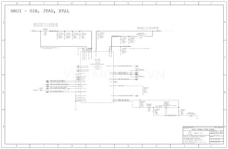 MAUI - USB, JTAG, XTAL
AS IT IS UNUSED VDD33_USB:3.14-3.46V @5mA MAX
VDD18_XTAL:1.62-1.98V @2mA MAX
VDD18_USB: 1.71-1.89V @20mA MAX
NOTE:LPDP RECEIVES UNFILTERED 1.2V
VDD12_PLL_SOC: 1.14-1.26V @12mA MAX
VDD12_PLL_LPDP:1.14-1.26V @2mA MAX
VDD12_PLL_CPU: 1.14-1.26V @2mA MAX
051-1902
A.0.0
6 OF 49
5 OF 59
VOLTAGE=1.2V
VOLTAGE=1.8V
VOLTAGE=0.0V
PP1V2_PLL
AP_TO_NAND_RESET_L
PP1V8
USB_REXT
PP3V3_USB
USB_AP_DATA_N
USB_AP_DATA_P
AP_TO_PMU_TEST_CLKOUT
AP_TO_PMU_WDOG_RESET
XTAL_AP_24M_OUT
PMU_TO_SYSTEM_COLD_RESET_L
SWD_DOCK_TO_AP_SWCLK
SWD_DOCK_BI_AP_SWDIO
PMU_TO_OWL_ACTIVE_READY
PP1V8_XTAL
AP_TO_PMU_AMUX_OUT
PP1V2
USB_VBUS_DETECT
XTAL_AP_24M_IN
AP_XTAL_GND
SOC_24M_O
SOC:JTAG,USB,XTAL
SYNC_DATE=N/ASYNC_MASTER=N/A
AL35
AK35
Y33
AN20
AL34
AL21
C15
AP21
W19
T19
U20
F22
AF13
AP19
AP18
AR19
AT20
AT19
D15
C16
AN21
AN22
AR23
AF6
AN23
AC32
AB32
AB31
AA32
AA31
Y32
H32
AG25
AL22
AC31
H33
AP24
U0600
OMIT_TABLE
MAUI-2GB-25NM-DDR-H
SC58980B0B-A040
ROOM=SOC
FCMSP
CKPLUS_WAIVE=PWRTERM2GND
CRITICAL
1
PP0601
P3MM-NSM
SM
ROOM=SOC
1
PP0600
SM
ROOM=SOC
P3MM-NSM
1
PP0610
ROOM=SOC
SM
P3MM-NSM
16
2
1
01005
ROOM=SOC
511K
MF
1/32W
1%
R0650
21
R0651
01005
ROOM=SOC
0.00
0%
1/32W
MF
OMIT_TABLE
17
2
1 C0610
20%
6.3V
X5R-CERM
ROOM=SOC
2.2UF
0201
2
1C0611
20%
0.1UF
01005
6.3V
X5R-CERM
ROOM=SOC
21
FL0610
ROOM=SOC
0201
1KOHM-25%-0.2A
13
16
16
30 27 16 9
33 16 9 3
30
30
30
30
2
1 C0651
01005
ROOM=SOC
12PF
CERM
5%
16V
31
42
CRITICAL
ROOM=SOC
Y06001.60X1.20MM-SM
24.000MHZ-30PPM-9.5PF-60OHM
2
C0650
CERM
16V
ROOM=SOC
12PF
01005
5%
1
2
1C0601
20%
0.1UF
01005
6.3V
X5R-CERM
ROOM=SOC
2
1C0620
20%
0.1UF
01005
6.3V
ROOM=SOC
X5R-CERM
21
XW0650SHORT-10L-0.1MM-SM
ROOM=SOC
2
1C0612
20%
0.1UF
01005
6.3V
X5R-CERM
ROOM=SOC
2
1C0603
01005
X5R
6.3V
ROOM=SOC
0.01UF
10%
21
R0600
1/32W
MF
0.00
ROOM=SOC
01005
0%
2
1 C0602
01005
X5R
6.3V
0.01UF
ROOM=SOC
10%
2
1 C0600
20%
0.1UF
01005
6.3V
X5R-CERM
ROOM=SOC
2
1
R0640
01005
ROOM=SOC
MF
1%
1/32W
200
33
2921201714131298763
15
15 7 6
II NOT TO REPRODUCE OR COPY IT
III NOT TO REVEAL OR PUBLISH IT IN WHOLE OR PART
I TO MAINTAIN THIS DOCUMENT IN CONFIDENCE
THE POSESSOR AGREES TO THE FOLLOWING:
36
BRANCH
REVISION
DRAWING NUMBER SIZE
D
R
IV ALL RIGHTS RESERVED
SHEET
PAGE TITLE
C
A
D
2 1
PAGE
NOTICE OF PROPRIETARY PROPERTY:
A
B
C
345678
D
B
8 7 5 4 2 1
PROPRIETARY PROPERTY OF APPLE INC.
THE INFORMATION CONTAINED HEREIN IS THE
Apple Inc.
SYM 1 OF 14
USB_D_N
USB_D_P
S3E_RESET*
TST_CLKOUT
HOLD_RESET
TESTMODE
WDOG
XO0
XI0
USB_REXT
FUSE1_FSRC
FUSE2_FSRC
COLD_RESET*
JTAG_TCK
JTAG_TMS
JTAG_TDI
CFSB
JTAG_TRST*
JTAG_TDO
UH2_HSIC1_DATA
UH1_HSIC0_DATA
UH1_HSIC0_STB
JTAG_SEL
UH2_HSIC1_STB
USB_ID
VDD12_UH1_HSIC0
VDD12_UH2_HSIC1
VDD18_XTAL
VDD33_USB
VDD12_PLL_LPDP
ANALOGMUX_OUT
USB_VBUS
VDD18_USB
VDD12_PLL_CPU
VDD12_PLL_SOC
PP
PP
PP
OUT
IN
OUT
OUT
OUT
IN
IN
IN
BI
BI
BI
NC
NC
NC
NC
NC
NC
NC
NC
VIETMOBILE.VN
 