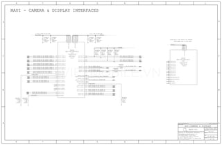 1.62-1.98V @23mA MAX
EVEN WHEN LPDP IS NOT USED
MAUI - CAMERA & DISPLAY INTERFACES
0.756-0.893V @11mA MAX
NOTE:VDD12_LPDP SHOULD BE POWERED
7 OF 59
8 OF 49
A.0.0
051-1902
AP_TO_RCAM_CLK
PP1V8
AP_TO_FCAM_CLK
MIPI_AP_TO_LCM_DATA1_P
MIPI_AP_TO_LCM_DATA0_P
MIPI_AP_TO_LCM_CLK_P
MIPI_AP_TO_LCM_DATA1_N
MIPI_AP_TO_LCM_DATA0_N
MIPI_AP_TO_LCM_CLK_N
MIPI_FCAM_TO_AP_DATA1_P
MIPI_FCAM_TO_AP_DATA0_P
MIPI_FCAM_TO_AP_CLK_P
MIPI_FCAM_TO_AP_DATA1_N
MIPI_FCAM_TO_AP_DATA0_N
MIPI_FCAM_TO_AP_CLK_N
MIPI_RCAM_TO_AP_DATA3_CONN_P
MIPI_RCAM_TO_AP_DATA2_CONN_P
MIPI_RCAM_TO_AP_DATA1_CONN_P
MIPI_RCAM_TO_AP_DATA0_CONN_P
MIPI_RCAM_TO_AP_CLK_CONN_P
MIPI_RCAM_TO_AP_DATA3_CONN_N
MIPI_RCAM_TO_AP_DATA2_CONN_N
MIPI_RCAM_TO_AP_DATA1_CONN_N
MIPI_RCAM_TO_AP_DATA0_CONN_N
MIPI_RCAM_TO_AP_CLK_CONN_N
I2C_ISP_BI_RCAM_SDA
I2C_ISP_TO_RCAM_SCL
AP_TO_RCAM_SHUTDOWN_L
AP_TO_RCAM_CLK_R
I2C_ISP_TO_FCAM_SCL
I2C_ISP_BI_FCAM_SDA
AP_TO_MUON_BL_STROBE_EN
AP_TO_STOCKHOLM_DWLD_REQUEST
AP_TO_FCAM_SHUTDOWN_L
AP_TO_FCAM_CLK_R
FCAM_REXT
RCAM_REXT
LCM_REXT
PP1V8PP_FIXED
PP1V2
SYNC_DATE=N/ASYNC_MASTER=N/A
SOC:CAMERA & DISPLAY
F24
E27
E25
E23
A30
B30
A31
B31
A32
B32
A33
B33
D25
D24
A29
B29
AL4
H35
U0600
FCMSP
ROOM=SOC
CRITICAL
MAUI-2GB-25NM-DDR-H
SC58980B0B-A040
D13
E8
E13
E10
E14
E11
D8
E7
D10
C34
E34
C35
F33
F32
D32
D34
D33
D9
A7
B7
B6
A6
B4
A4
A3
B3
A5
B5
G35
D14
B19
A19
B17
A17
A18
B18
D12
B14
A14
A13
B13
A9
B9
B8
A8
A12
B12
G34
F35
G32
G31
U0600
SC58980B0B-A040
MAUI-2GB-25NM-DDR-H
CRITICAL
ROOM=SOC
FCMSP
27
20
20
20
20
20
20
33
20
21
20
21
21
R0809
01005
33.2
1% MF
ROOM=SOC
1/32W
29
29
29
29
29
29
21
21
21
21
21
21
21
21
21
21
20
20
2221
2221
2
1
R0807
01005
ROOM=SOC
1.00K
5%
1/32W
MF
2
1
R0806
01005
5%
1/32W
MF
1.00K
ROOM=SOC2
1
R0805
01005
5%
MF
ROOM=SOC
1/32W
1.00K
2
1
R0804
01005
1.00K
1/32W
MF
5%
ROOM=SOC
2
1 C0815
20%
0.1UF
01005
X5R-CERM
6.3V
ROOM=SOC
2
1 C0814
20%
0.1UF
01005
X5R-CERM
6.3V
ROOM=SOC
2
1 C0802
20%
0.1UF
01005
X5R-CERM
6.3V
ROOM=SOC
2
1
R0802
01005
ROOM=SOC
MF
1%
4.02K
1/32W
2
1
R0803
01005
MF
ROOM=SOC
4.02K
1%
1/32W
2
1
R0801
01005
MF
ROOM=SOC
1/32W
1%
4.02K
21
R0808
01005
ROOM=SOC
MF1% 1/32W
33.2
2
1 C0801
20%
0.1UF
01005
X5R-CERM
6.3V
ROOM=SOC
3329
212017141312987653
3329
21201714131298765314 11 6
15 6 5
II NOT TO REPRODUCE OR COPY IT
III NOT TO REVEAL OR PUBLISH IT IN WHOLE OR PART
I TO MAINTAIN THIS DOCUMENT IN CONFIDENCE
THE POSESSOR AGREES TO THE FOLLOWING:
36
BRANCH
REVISION
DRAWING NUMBER SIZE
D
R
IV ALL RIGHTS RESERVED
SHEET
PAGE TITLE
C
A
D
2 1
PAGE
NOTICE OF PROPRIETARY PROPERTY:
A
B
C
345678
D
B
8 7 5 4 2 1
PROPRIETARY PROPERTY OF APPLE INC.
THE INFORMATION CONTAINED HEREIN IS THE
Apple Inc.
SYM 4 OF 14
LPDP_TX3_P
LPDP_TX3_N
LPDP_TX2_P
LPDP_TX2_N
LPDP_TX1_P
LPDP_TX1_N
LPDP_TX0_P
LPDP_TX0_N
VDD12_LPDP
LPDP_AUX_P
LPDP_AUX_N
EDP_HPD
DP_WAKEUP
LPDP_CAL_DRV_OUT
LPDP_CAL_VSS_EXT
SYM 3 OF 14
MIPID_DATA3_P
MIPID_DATA2_P
MIPID_DATA1_P
MIPID_DATA0_P
MIPID_CLK_P
MIPID_DATA3_N
MIPID_DATA2_N
MIPID_DATA1_N
MIPID_DATA0_N
MIPID_CLK_N
MIPI1C_DATA1_P
MIPI1C_DATA0_P
MIPI1C_CLK_P
MIPI1C_DATA1_N
MIPI1C_DATA0_N
MIPI1C_CLK_N
MIPI0C_DATA3_P
MIPI0C_DATA2_P
MIPI0C_DATA1_P
MIPI0C_DATA0_P
MIPI0C_CLK_P
MIPI0C_DATA3_N
MIPI0C_DATA2_N
MIPI0C_DATA1_N
MIPI0C_DATA0_N
MIPI0C_CLK_N
ISP_I2C0_SDA
ISP_I2C0_SCL
SENSOR0_RST
SENSOR0_CLK
ISP_I2C1_SCL
ISP_I2C1_SDA
SENSOR1_XSHUTDOWN
SENSOR0_XSHUTDOWN
SENSOR0_ISTRB
SENSOR1_RST
SENSOR1_ISTRB
SENSOR1_CLK
MIPICSI_MUXSEL
MIPI1C_REXT
MIPI0C_REXT
MIPID_REXT
VDD18_MIPI
VDD085_MIPI
OUT
NC
NC
NC
NC
NC
IN
IN
IN
IN
IN
IN
NC
OUT
OUT
OUT
OUT
OUT
OUT
OUT
OUT
OUT
OUT
OUT
IN
IN
IN
IN
IN
IN
IN
IN
IN
IN
BI
OUT
BI
OUT
NC
NC
NC
NC
NC
NC
NC
NC
NC
NC
NC
NC
NC
NC
NC
VIETMOBILE.VN
 