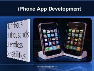 iPhone App Development
http://www.mobilepundits.com
 