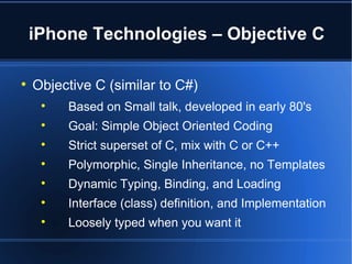 iPhone App Development Overview