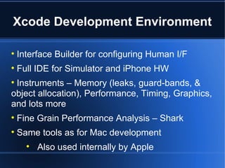 iPhone App Development Overview