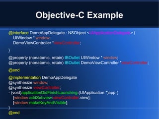 iPhone App Development Overview