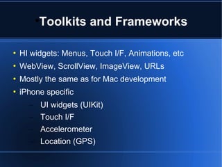 iPhone App Development Overview