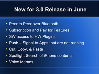 iPhone App Development Overview