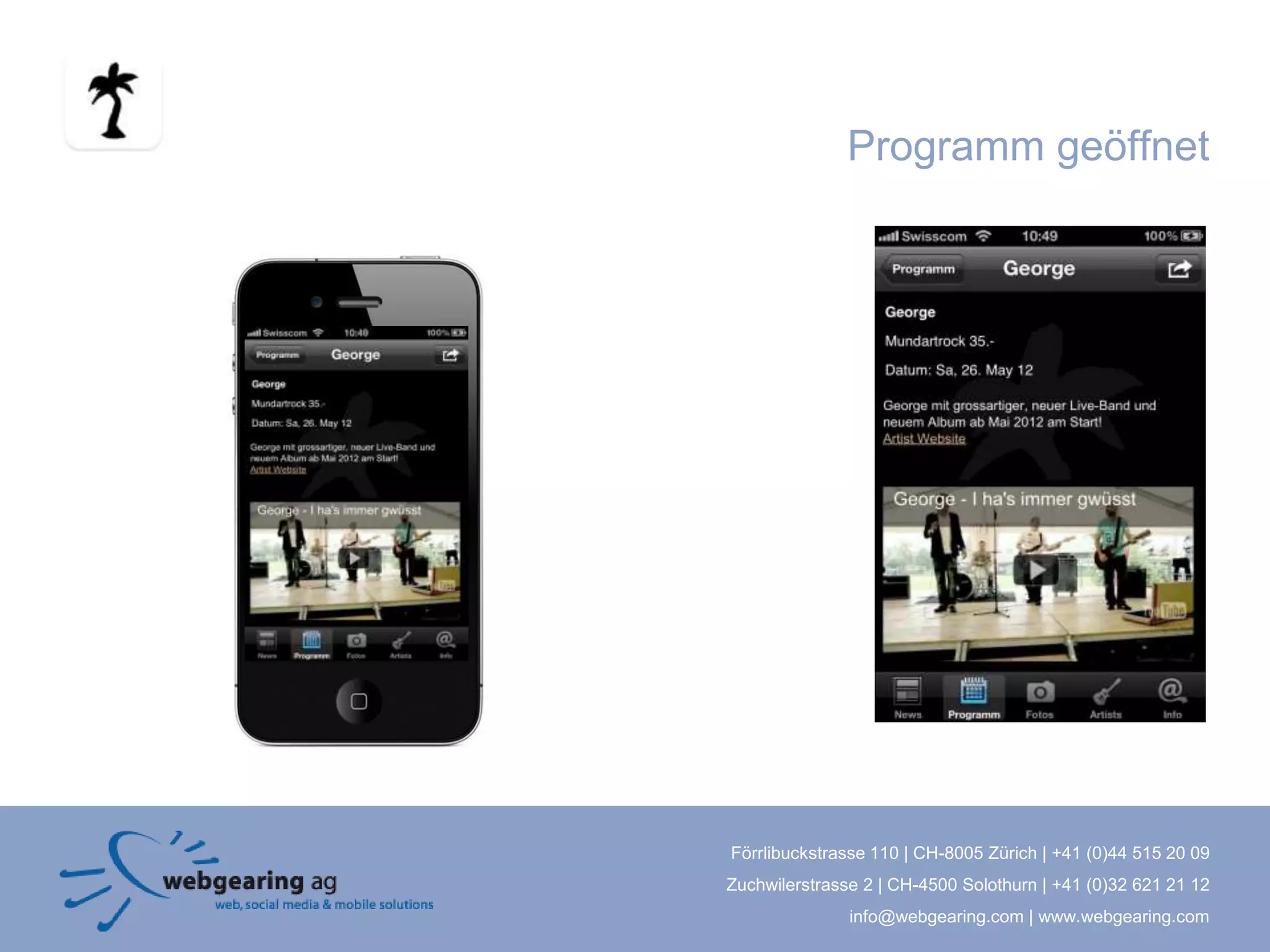 Programm geöffnet




Förrlibuckstrasse 110 | CH-8005 Zürich | +41 (0)44 515 20 09
Zuchwilerstrasse 2 | CH-4500 Solothurn | +41 (0)32 621 21 12
               info@webgearing.com | www.webgearing.com
 