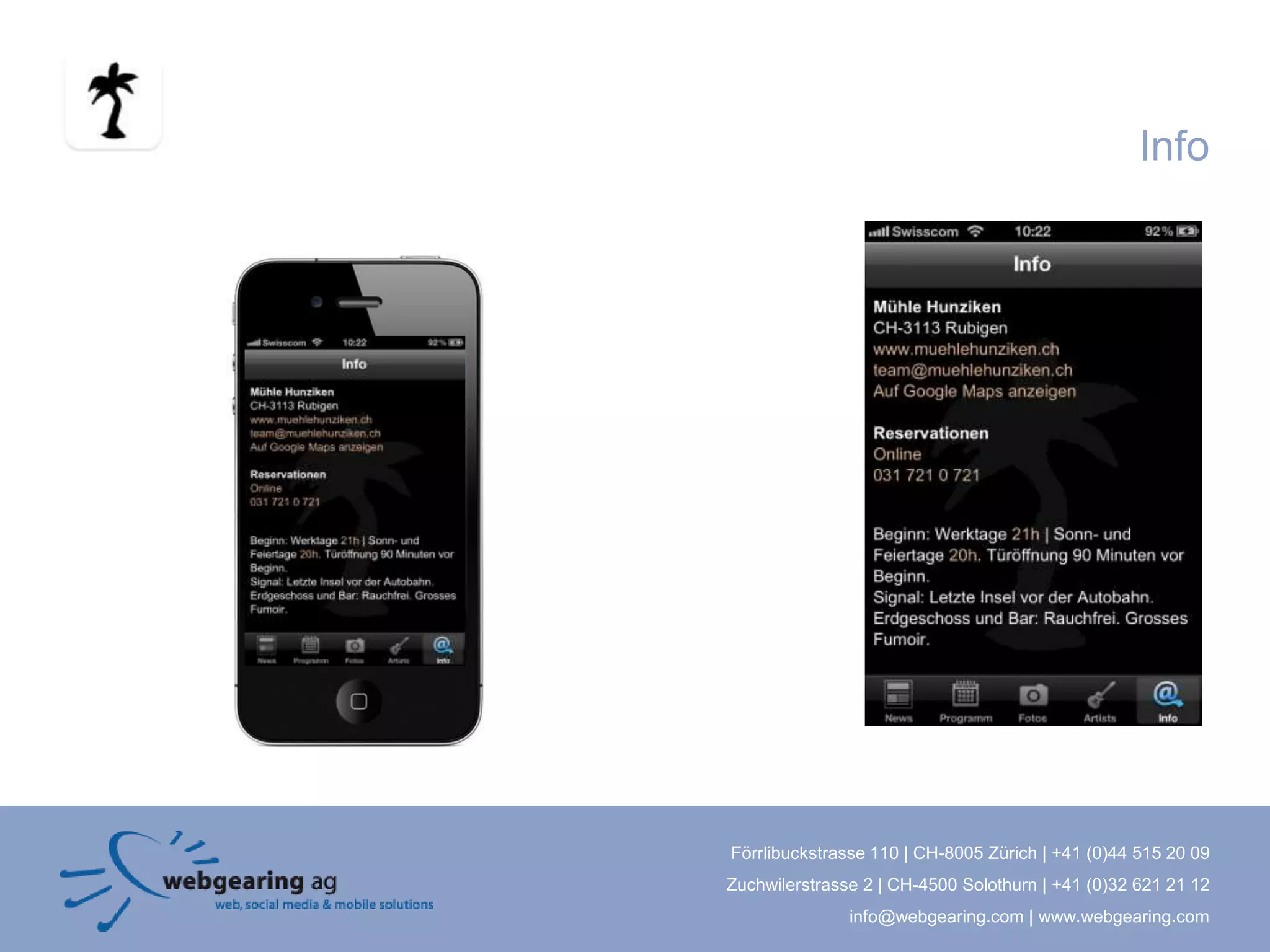 Info




Förrlibuckstrasse 110 | CH-8005 Zürich | +41 (0)44 515 20 09
Zuchwilerstrasse 2 | CH-4500 Solothurn | +41 (0)32 621 21 12
               info@webgearing.com | www.webgearing.com
 