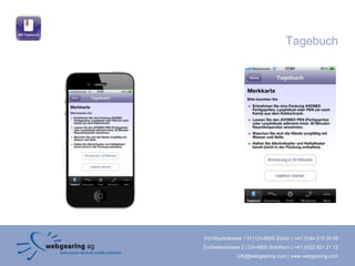 Tagebuch




Förrlibuckstrasse 110 | CH-8005 Zürich | +41 (0)44 515 20 09
Zuchwilerstrasse 2 | CH-4500 Solothurn | +41 (0)32 621 21 12
               info@webgearing.com | www.webgearing.com
 