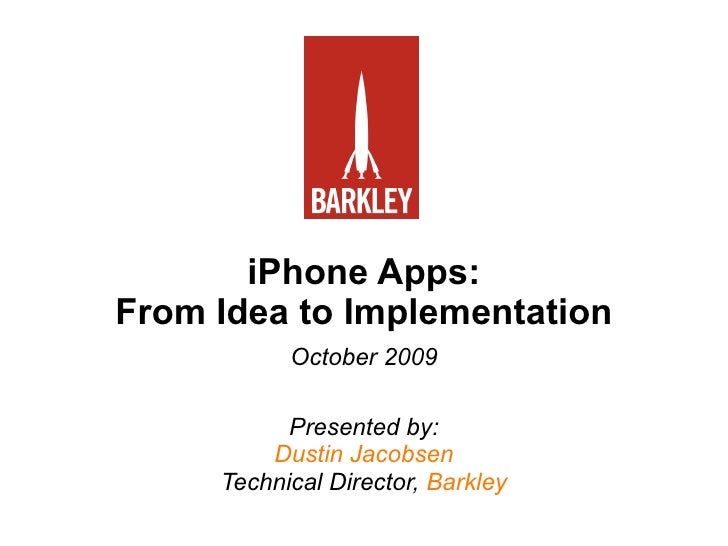from idea to implementation 7