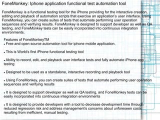 iOS Application Testing | PPT