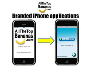 Branded iPhone applications  